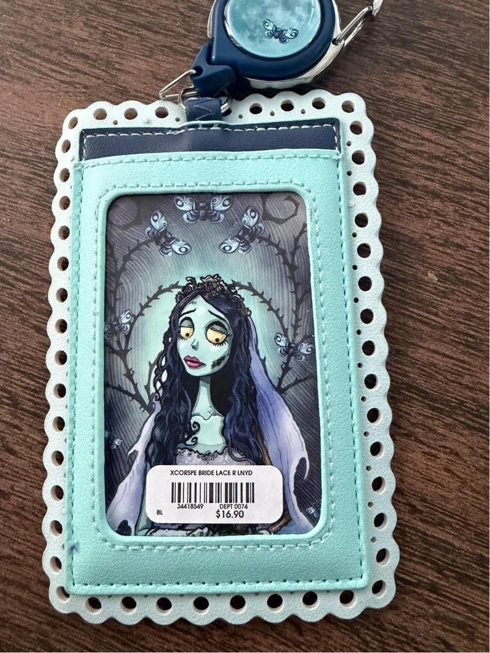 Corpse Bride Emily & Victor Full Moon Retractable Lanyard